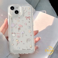 Casing Creative Fresh Transparent Small Floweriphone Suitable for iPhone 13 7P/8P X/XS-DE