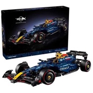 Compatible with Lego 42206 Mechanical Group Red Bull Fleet F1 Formula Car Assembly Building Block To