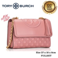 [ORIGINAL] TORY BURCH Fleming Convertible Shoulder Bag Pink Magnolia