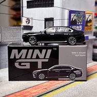 MINI GT bmw i7 xDRIVE60 BLACK SAPPHIRE - UNSEALED (CONDITIONGood)
