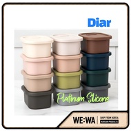 Diar Platinum Silicone Storage Container & Sealed & Small Container 200ml / 400ml_From Korea