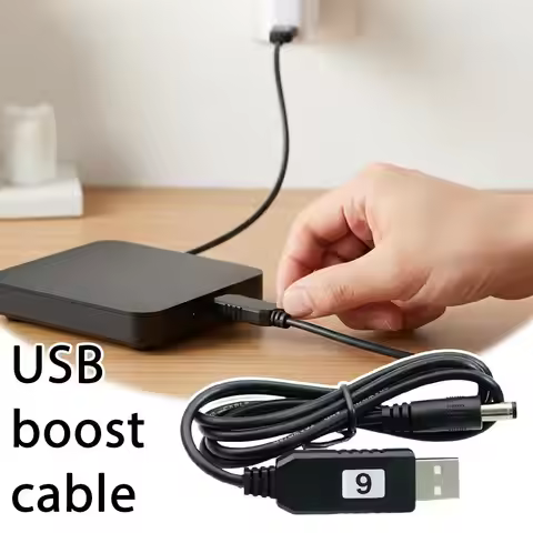 USB To DC Power Boost Cable DC 5V To DC 5V 9V / 12V Step UP Module USB Converter Adapter Cable
