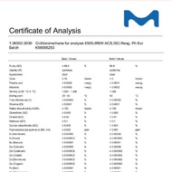 Dichloromethane | Ch2Cl2 | For Analysis 2.5L Merck Original and Trusted