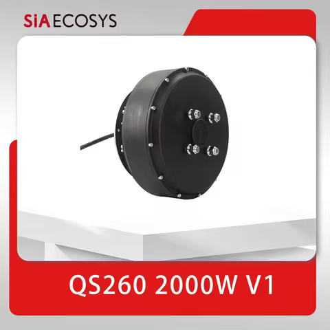 72V Single Shaft Hub Motor for Electric Tricycle QS260 2000W High Torque Motor by QS Motor Conversio