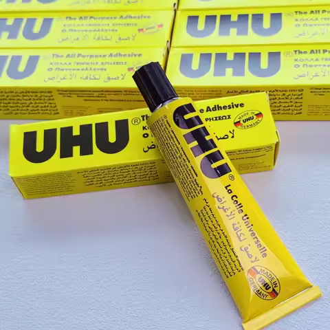 UHU 35ml All Purpose Transparent Adhesive Glue Extra Strong Clear Glue Handmade Model Glue Fabric Le