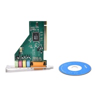 【Big savings】 4 Channel 5.1 Surround 3d Pc Pci Sound Audio W/game Midi Port Sound For Pc Xp/7/8/10