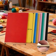 8 PCS 3mm 297x210mm A4 Colored Plywood Without Paint for Model, Laser Cutting & Engraving