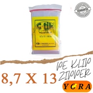 Plastic clips containing 100 pcs plastic clip/s size 8.7X13 Cm plastic zipper clip/s ziplock/s multi