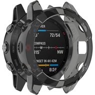 Pelindung RuenTech Serasi dengan Garmin Fenix 6/6 Pro/Fenix 6 Sapphire, Sarung Pelindung TPU Tahan P