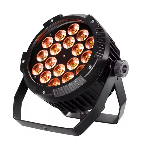 Aluminum IP65 Waterproof Led Par Light 18x18W RGBWAUV DMX512 18X12W Control Professional Stage DJ Eq