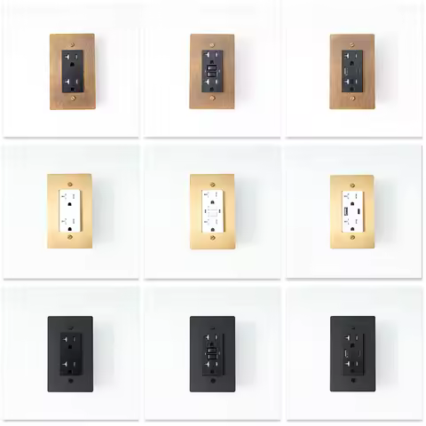 North American Series US Standard Socket 20A 125V Residential Outlet with UL Certified Wall Socket S