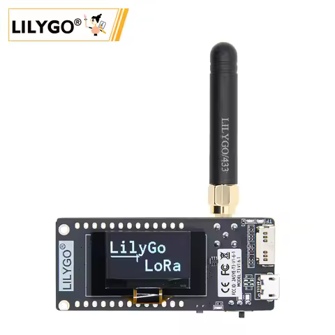LILYGO® TTGO LoRa32 V2.1_1.6 Version 433/868/915Mhz ESP32 LoRa OLED 0.96 Inch SD Card Bluetooth WIFI