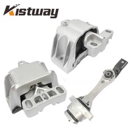 3PCS Engine Gearbox Support Motor Mounts Kit For VW Jetta 2.8L 2004 Golf 3.2L 1999-2004 1J0199262CE 