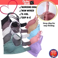S-4XL Mommy Nursing Bra Maternity Breastfeeding Bra Baby Feeding Pregnant Women Breathable Seamless 
