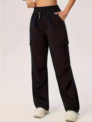 Women's Casual Loose Sports Pants New High Waist Joggers Breathable Quick Dry Fitness Yoga Pants