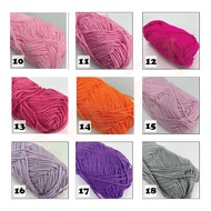 Knitting Yarn / Benang Kait NONA (COLOR CHART A)