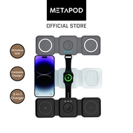 Mazer 3 in 1 Foldable Magnetic Wireless Charger Travel Charger