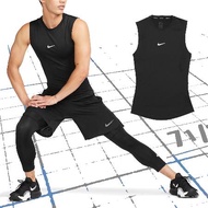 Nike 背心 Pro Dri-FIT Fitness 男款 黑 白 吸濕排汗 合身 鍛鍊 運動 無袖 小勾  FB7915-010