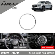 Vemart honda hrv 2022 new facelift chrome Steering wheel frame cover accessories hrv baru aksesoriau