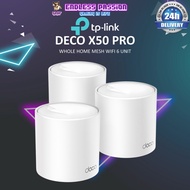 TP Link Deco X50 PRO AX3000 Whole Home Mesh WiFi 6 System