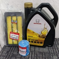 HONDA 0W-20 4L - Engine Oil +17220-5AA-A00 CIVIC FC 1.5 TURBO 16-21CRV TURBO AIR FILTER+OIL FILTER