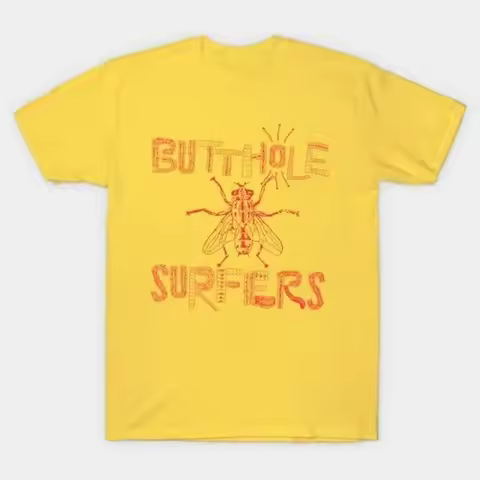 Butthole Surfers Band T Shirt Gold Men Size S 2345Xl Kk888