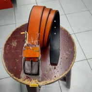 High Quality Belt Men Double Leather Rush Rider Belt Leather Tali Pinggang Kulit