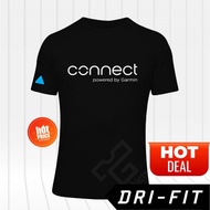 Dri Fit T-Shirt Tee Microfiber 160GSM NEW Garmin Connect Smart Watch Running Logo Quick Dry Cool Fit