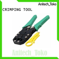 [ANITECH_TOKO] Crimping Tool Networking - RJ11 RJ45g Crimping Pliers Portable Ethernet Cable