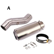 For Honda CB400 CB500X CB500F CBR400 CBR500R Slip On Motorcycle Exhaust Pipe Modified Escape Moto Un