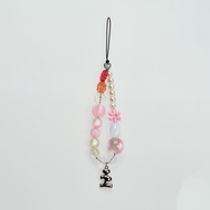 Tagi. Green Grape Floret Candy Phone Chain