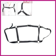 LID Adult Vintage PU Suspenders Bondage Belt with Adjustable Suspender Strap
