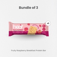 HEAL NUTRITION Heal Fruity Raspberry Breakfast Protein Bar (3 Bars x 36g)