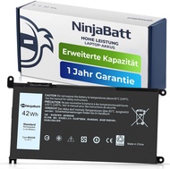 NinjaBatt Battery Compatible with Dell WDX0R P69G Inspiron 13 15 5000 7000 5567 7579 5578 5570 5568 