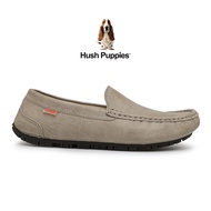 Hush Puppies_รองเท้าผู้ชาย รุ่น Blaze HP 8HCFI6206G -สีเบจ Genuine หนังวัว รองเท้าลำลอง รองเท้าแบบสวม Men Slip-Ons Loafers Shoes