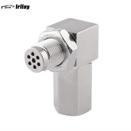 iriisy Universal 90 Degree Design O2 Oxygen Sensor Adapter Extender Bung Extension Catalytic Convert