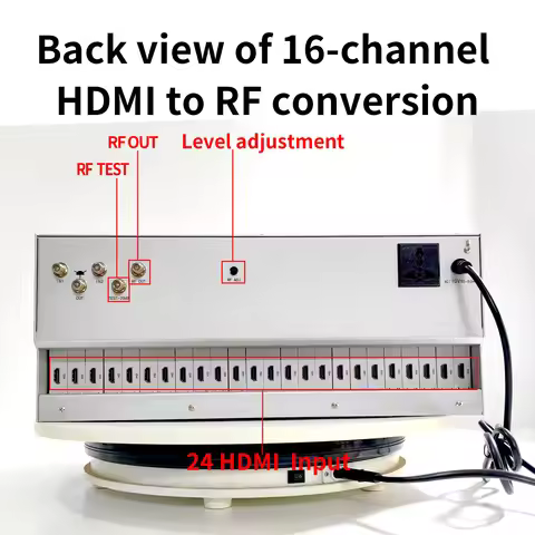 24-channel HDMI to RF HD modulator CATV HD analogue modulator Hotel Factory TV front-end equipment