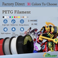 Kinlout Petg Filament 3D Printer Filament Black Petg 1.75mm Pla Tpu ABS Filament