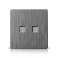 CB certification LEJIA modern lighting wall Grey dimmer switch paint panel 13A universal socket 3 pi
