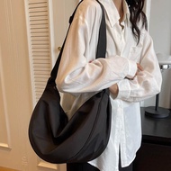 Nylon Shoulder Messenger Bag Dumpling Bag Female Bag Zipper