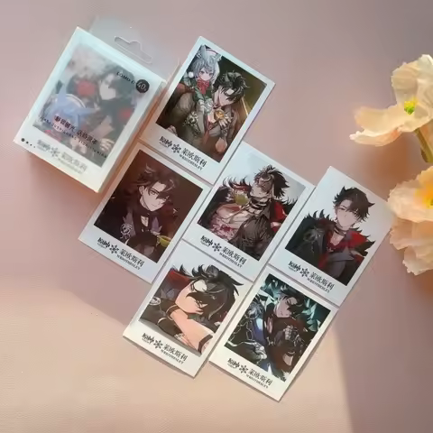 Hot Genshin Impact 40PCS/Set Focalors Forina Lomo Card Photocard HD Printed Small Album Photo Cards 