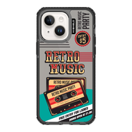 HI-SHIELD Stylish เคสใสกันกระแทก iPhone รุ่น Music1 [เคส iPhone14][เคส iPhone13]
