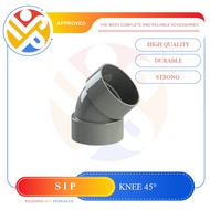 45 Degree Knee PVC Pipe Connection Fitting/