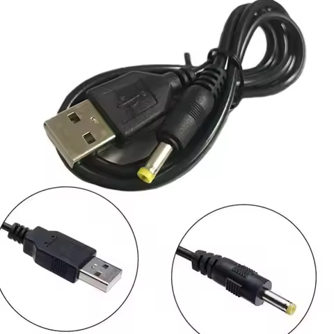 2.6FT 5V USB To DC Power Charging Cable Charge Cord 4.0x1.7mm Plug 5V 1A Power Charging Cable for 10