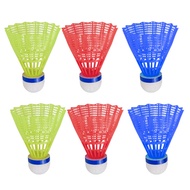 Long-lasting Nylon Shuttlecocks Led Shuttlecocks Colorful Led Badminton Shuttlecocks Perfect for Indoor/outdoor Sports Activities Set of 6 Luminous Badminton Balls Fun and Exciting