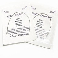 2Pcs/Pack NiTi Reverse Curve Round Archwire (.012, .014, .016, .018)