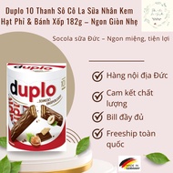 Duplo 10 Milk Chocolate Bars with Hazelnut Cream Filling & Sponge Cake 182g