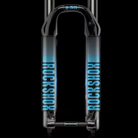 2D Flat Sticker Motorcycle Sticker Roshox XC35 Mountain Bike Front Fork Sticker - Multi-Color (Black