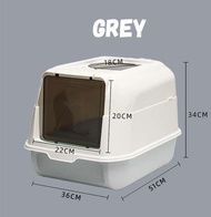 Cat litter box large Full Enclosed Pet Cat Litter Box collapsible Cat Toilet Free cat shovel