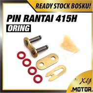 415H 415 415 ORING O-RING CHAIN PIN JOINT HEAD MOTORCYCLE CHAIN BUCKLE RING MASTER LINK PIN GOLD